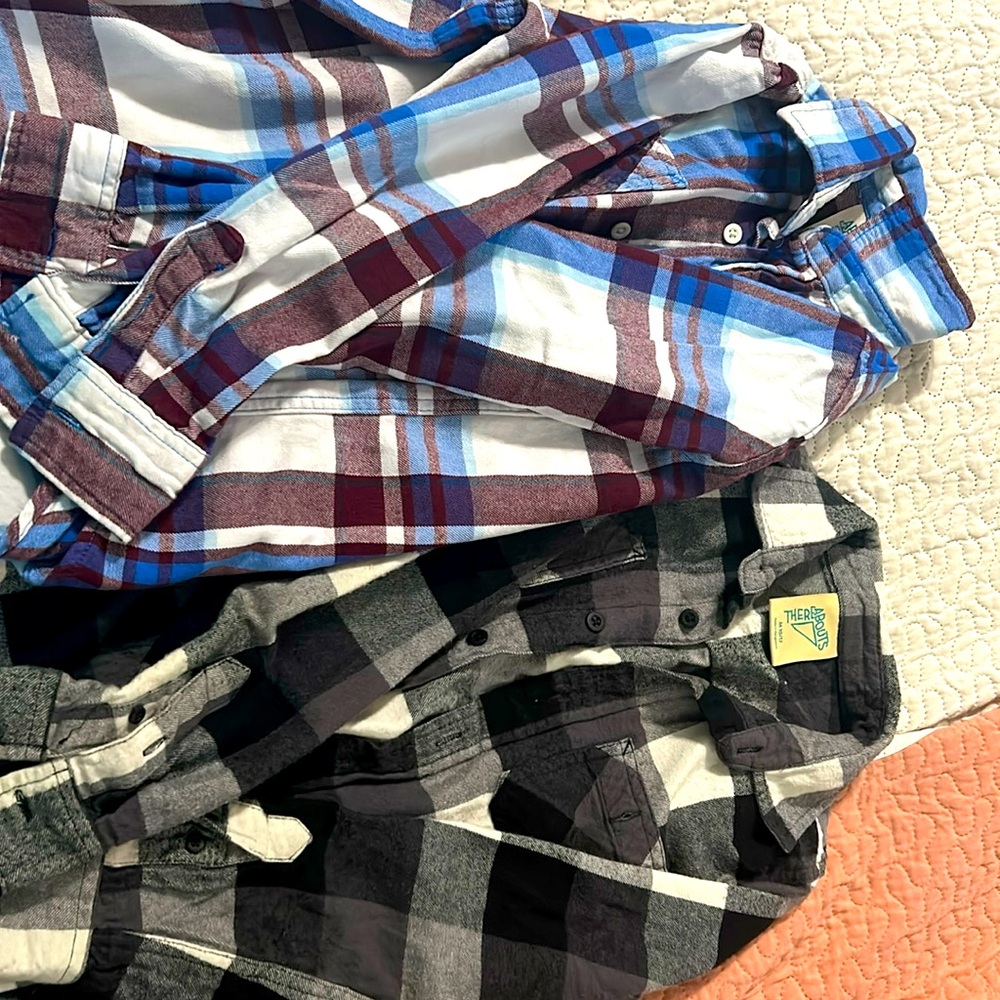 Boys button down long sleeve shirts